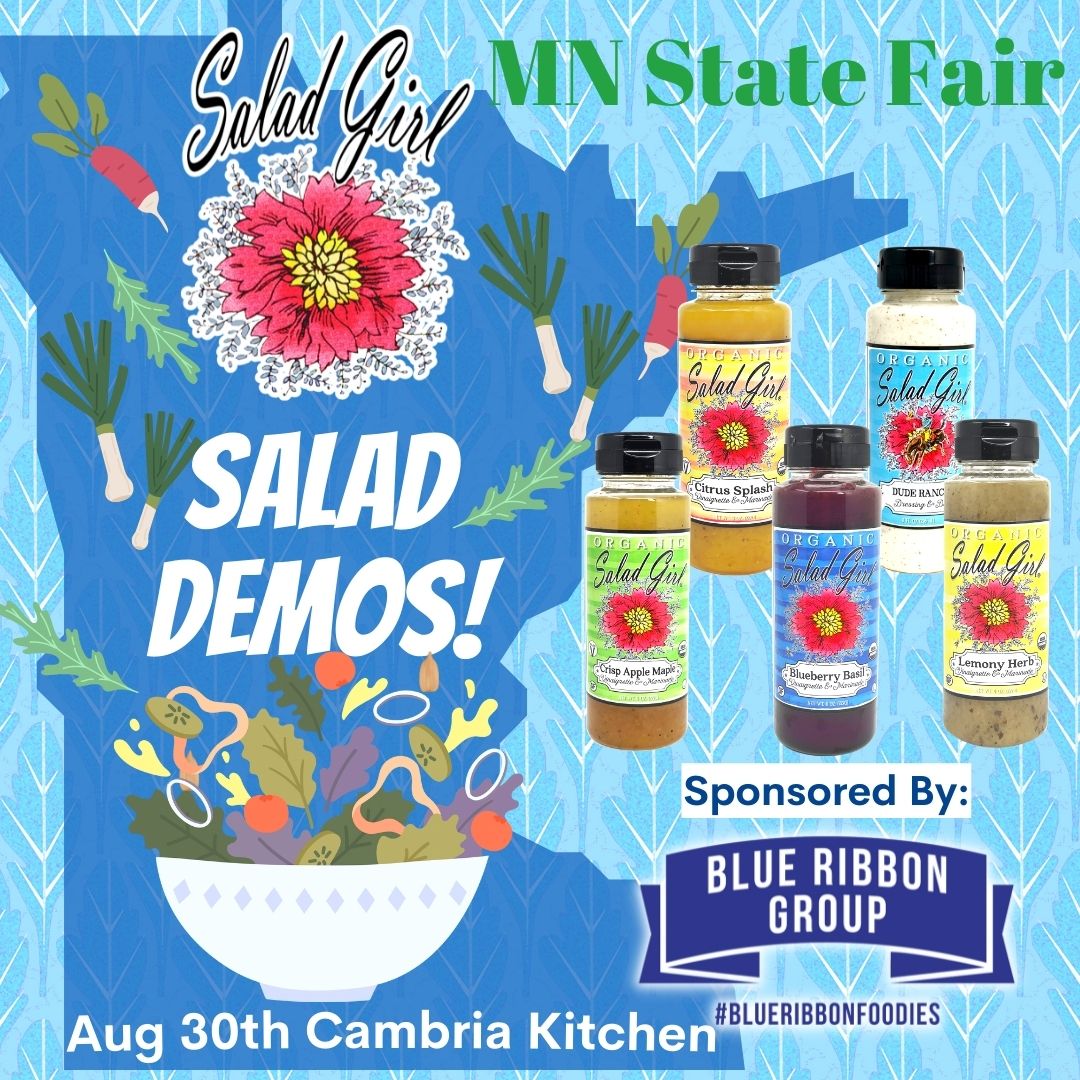 MN State Fair Salad Girl Demonstrations Aug 30th Salad Girl Organics