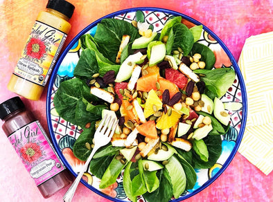 Mediterranean Citrus Tofu Salad