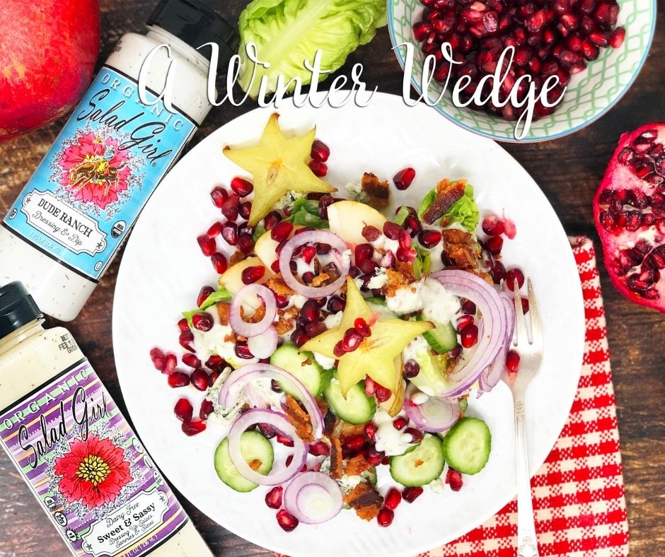 Little Gem Wedge Salad with Blue Cheese & Herb Dressing