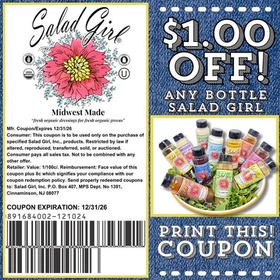 $1 Coupon: Save on Salad Girl!